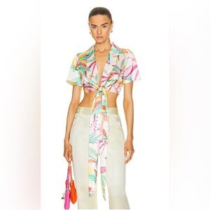 NWT - Rocco Sand - Rio Top in Multicolor Tropical
